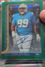 2025 Topps Chrome Retail Rookie Autographs Jamaree Caldwell #RRA-JCA card