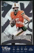 2025 Bowman University Chrome College Rule Playbook Carson Beck #CRP-7 card
