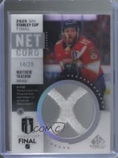 2025-26 SP Game Used 2025 Stanley Cup Finals Net Cord Relics Matthew Tkachuk #SCN-MT card