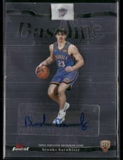 2025-26 Finest Baseline Autographs Brooks Barnhizer #BA-BB card