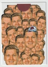 2024-25 Upper Deck Credentials Arena Giveaways - Repetitive Head Shirts Nathan MacKinnon #RH-NM card