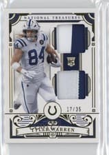 2025 Panini National Treasures Treasured Rookies Tyler Warren #18