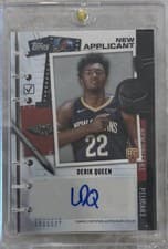 2025-26 Topps New Applicants Autographs Derik Queen #NA-DK