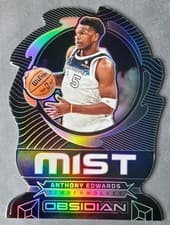 2024-25 Panini Obsidian Mist Anthony Edwards #8 card