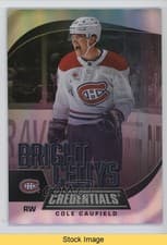 2025-26 Upper Deck Credentials Bright Cellys Cole Caufield #BC-17 card