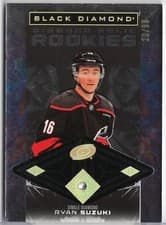 2025-26 Upper Deck Black Diamond Base Diamond Relic Rookies Ryan Suzuki #BDR-RS card