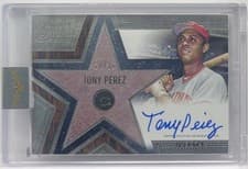 2025 Topps Five Star Stars and Stitches Autographs Tony Pérez #SS-TP card
