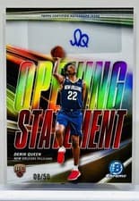 2025-26 Bowman Opening Statement Signatures Derik Queen #OS-DQ card