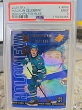 2024-25 SPx Holoview F/X Macklin Celebrini #HV-48 card