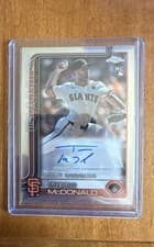 2025 Topps Chrome Update Rookie Debut Autographs Trevor McDonald #CRDA-TM card
