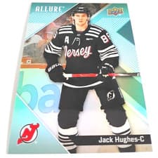 2024-25 Upper Deck Allure Base Set Photo Variations Jack Hughes #52 card