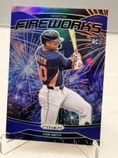 2025 Panini Prizm Fireworks Cam Smith #13 card