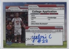 2024-25 Bowman University Chrome College Application Autographs Jaloni Cambridge #CAA-JC card