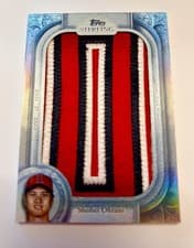 2025 Topps Sterling Jersey Letter Patches Shohei Ohtani #TSJLP-SO card