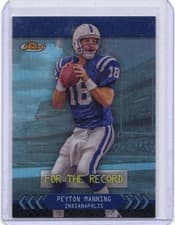2024 Finest For the Record Peyton Manning #FTR-5 card