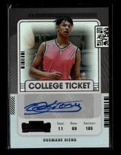 Ousmane Dieng 2022 Panini Chronicles Draft Picks Contenders College Ticket Autograph card