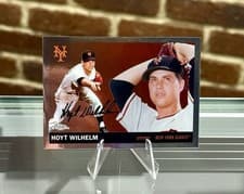 2025 Topps Chrome Platinum 1955 Cards That Never Were Hoyt Wilhelm #55NW-11 card