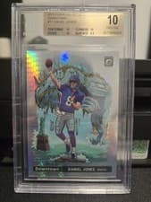 Daniel Jones 2019 Donruss Optic Downtown card