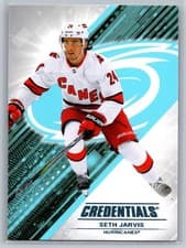 2024-25 Upper Deck Credentials Base Set Seth Jarvis #51 card