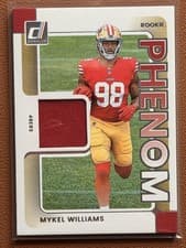 Mykel Williams 2025 Donruss Rookie Phenom Jerseys card