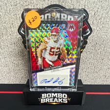 2025 Panini Mosaic In Focus Signatures Creed Humphrey #IFS-CHY card