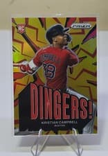 Kristian Campbell 2025 Panini Prizm Dingers! card