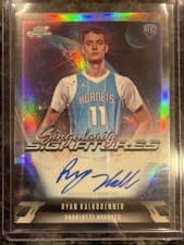 2025-26 Topps Cosmic Chrome Singularity Signatures Ryan Kalkbrenner #SS-RK card