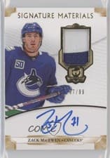 Zack MacEwen 2020 Upper Deck The Cup 2019-20 Signature Materials card