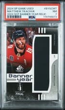 2024-25 SP Game Used 2024 Stanley Cup Finals Banner Year Relics Matthew Tkachuk #BYSC-MT card
