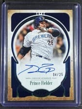 2026 Topps Tier One Prime Performers Autographs Prince Fielder #PPA-PF card