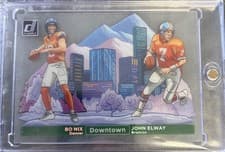 2024 Clearly Donruss Downtown Duos Bo Nix / John Elway #13 card
