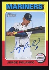 2024 Topps Heritage Real One Autograph Jorge Polanco #ROAJP card