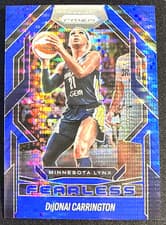 2025 Panini Prizm WNBA Fearless DiJonai Carrington #10 card