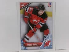 Miles Wood 2021 Topps NHL Sticker card