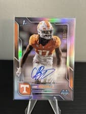 2025 Bowman University Chrome Chrome Prospect Autographs Chris Brazzell II #BCA-CB card