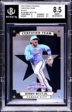 Bobby Witt Jr. 2025 Panini Crusade Certified Team card