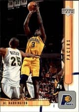 2001-02 Upper Deck Base Set Al Harrington #290