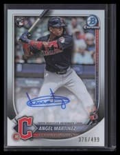 2025 Bowman Chrome Rookie Autographs Angel Martínez #CRA-AM card
