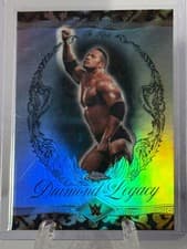 The Rock 2026 Topps Chrome WWE The Rock Diamond Legacy card