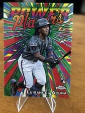 2025 Topps Chrome Power Players Luisangel Acuña #PP-24 card