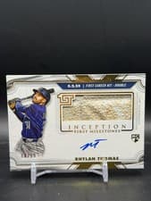 2025 Topps Inception MLB First Milestone Autograph Relics Rhylan Thomas #FMAR-RT card