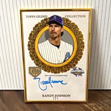 2025 Topps Gilded Collection Gilded Champions Autographs Randy Johnson #GCH-RJ