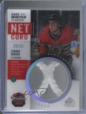 2025-26 SP Game Used 2025 Winter Classic Net Cord Relics Connor Bedard #WCN-CB card