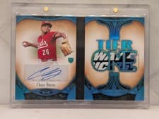 2026 Topps Tier One Autographed Tier One Relics Die Cut Book Chase Burns #ARDB-CB