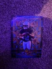 Ashton Jeanty 2025 Panini Mosaic Stained Glass card