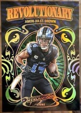2025 Panini Revolution Revolutionary Amon-Ra St. Brown #9 card