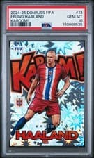 Erling Haaland 2024 Panini Donruss Kaboom card