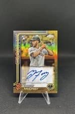 2025 Topps Gilded Collection Chrome Gold Autographs Grant McCray #CGA-GM card
