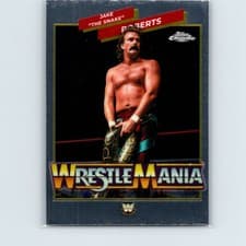 2026 Topps Chrome WWE WrestleMania Recall Jake "The Snake" Roberts #WMR-4 card