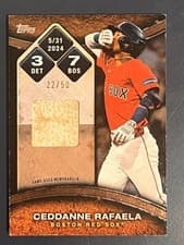 2025 Topps Rounding the Bases Relics Ceddanne Rafaela #RTB-CR